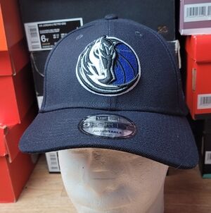 New Era 9 Forty Dallas Mav Texas Blue Adjustable Cap with Logo